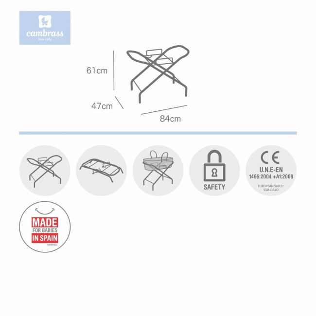 Support de couffin en métal S/Roues Une CAMBRASS - 