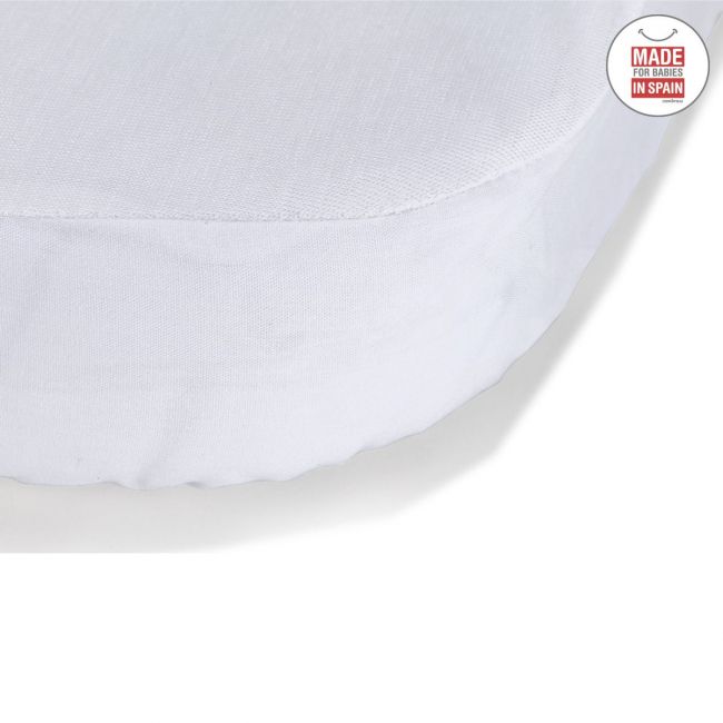 Bassinet regolabile impermeabile Tencel-C.70 70X140 Cm Liscio e Celeste CAMBRASS - 2