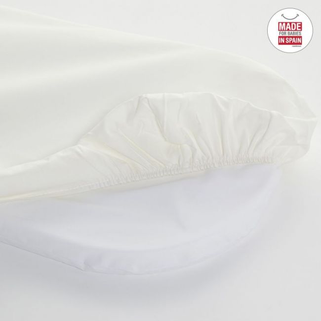 Drap Housse réglable Nacelle/poussette 35X80 cm Liso E beige CAMBRASS - 1