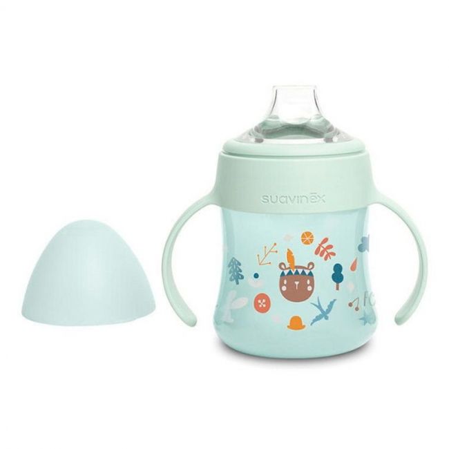 Biberon First avec Anses 150ml +4 mois Forest Vert