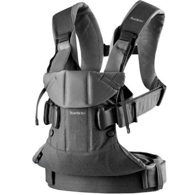 Babytrage Rucksack One Denim Grau