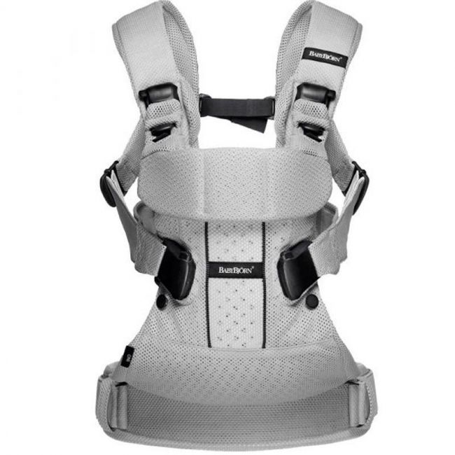 Babytrage Rucksack One Air Silber