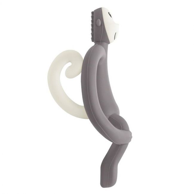 Silicone Biter Matchstick Monkey Gris