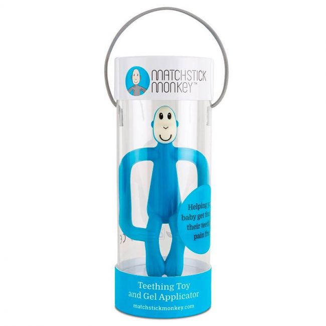 Beißring Matchstick Monkey Blau
