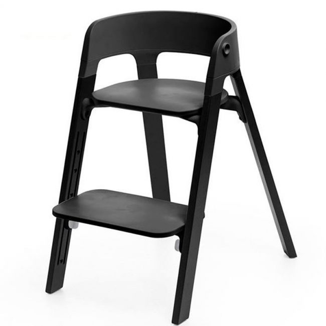Stokke Steps Chair Black Seat / Black Legs