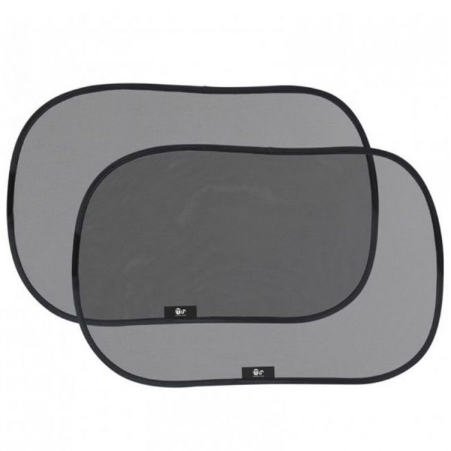 Sonnenschutz für Autofenster in Schwarz.