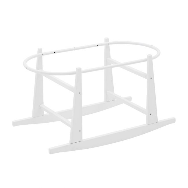 Portalettino in Legno a Dondolo Liscio E 46.5X86X48.5cm Bianco CAMBRASS - 1