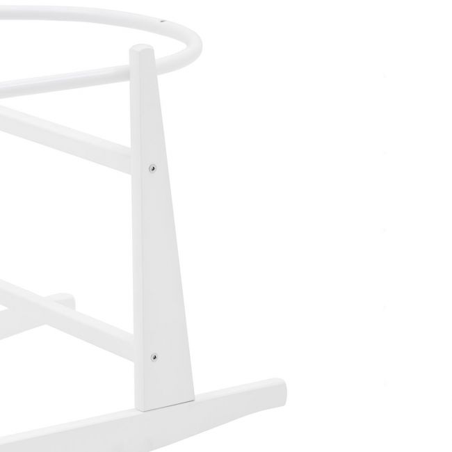 Portalettino in Legno a Dondolo Liscio E 46.5X86X48.5cm Bianco CAMBRASS - 1