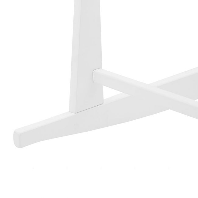 Portalettino in Legno a Dondolo Liscio E 46.5X86X48.5cm Bianco CAMBRASS - 1
