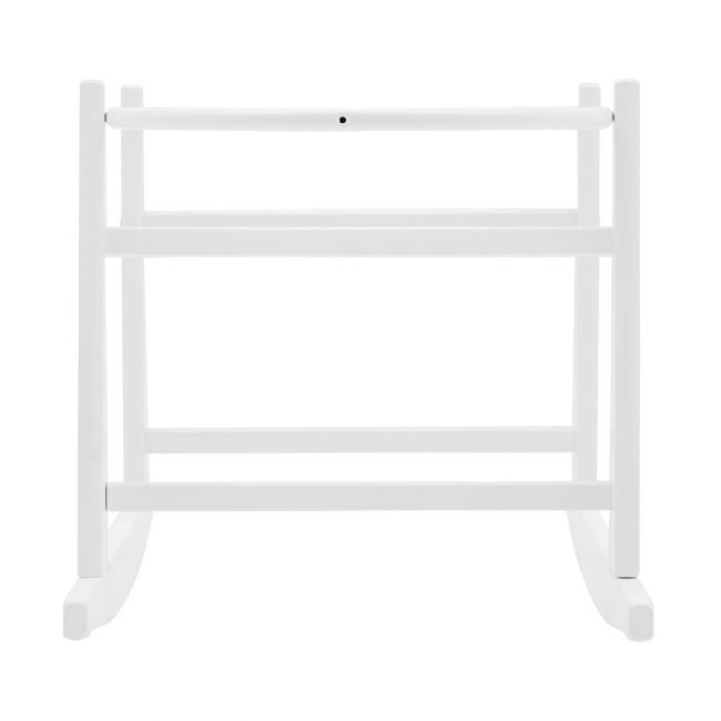 Portalettino in Legno a Dondolo Liscio E 46.5X86X48.5cm Bianco CAMBRASS - 1