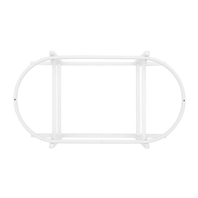 Portalettino in Legno a Dondolo Liscio E 46.5X86X48.5cm Bianco CAMBRASS - 1