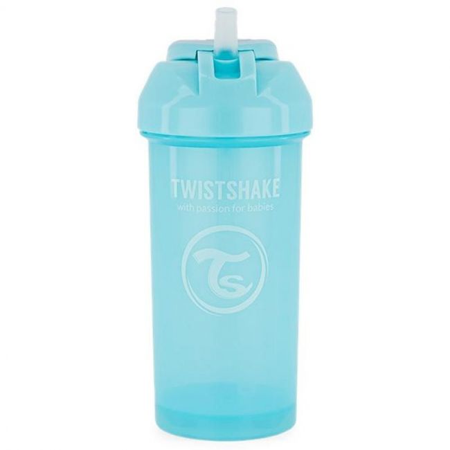 Bottiglia con cannuccia 360ml 12m+ Bleu Pastel Twistshake
