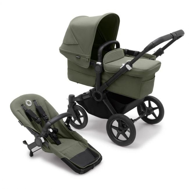 Bugaboo Donkey 5 Mono Full Black/Green-Green Forest