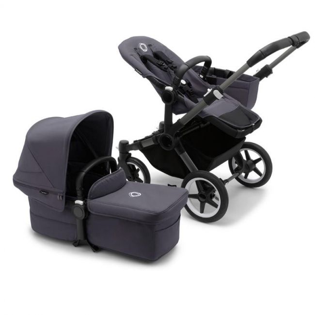 Bugaboo Donkey 5 Mono Full Graphite/Blue-Blue Storm