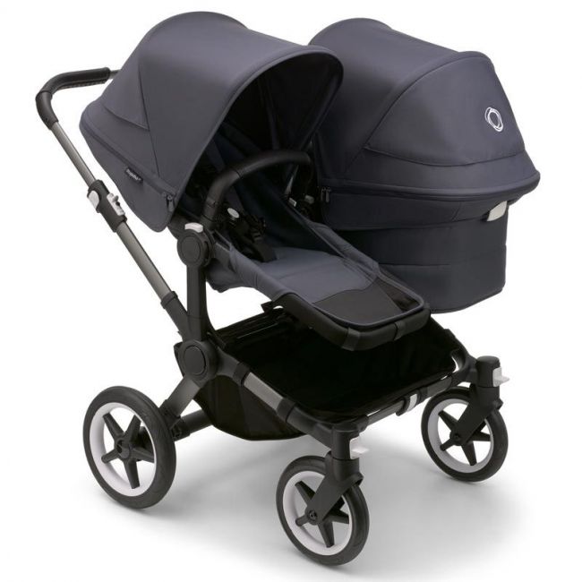 Bugaboo Donkey 5 Duo Full Graphite/Bleu-Bleu Storm