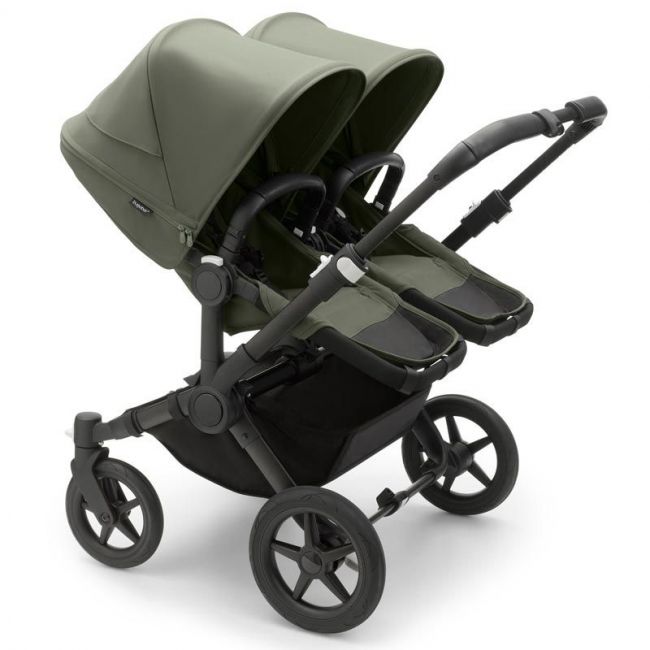 Bugaboo Donkey 5 Twin Full Black/Green-Green Forest