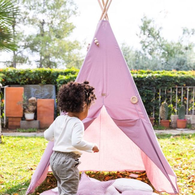 Tipi 100x100x175 cm Rose ancienne