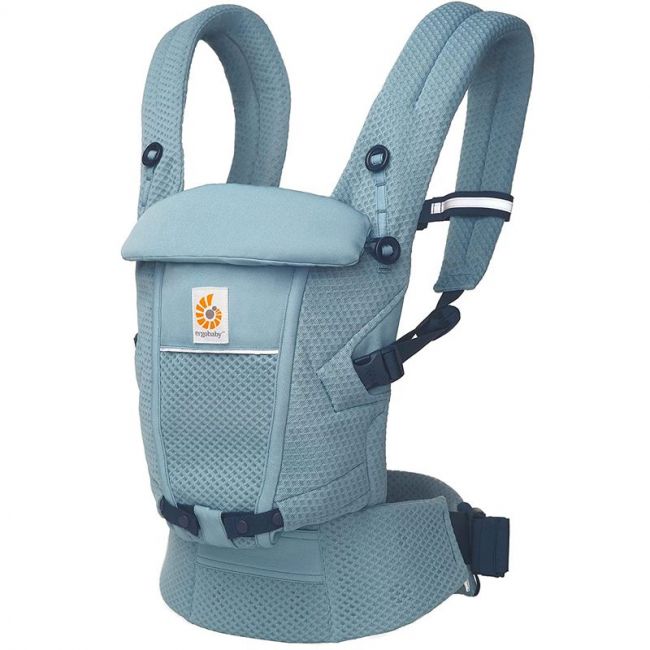 Babytrage Adapt Soft Flex Mesh in Blau-Schiefer