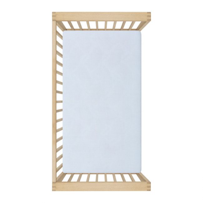 Bajera Culla 60 Pack 2 Pz. 60X120X17 cm Vichy10 Celeste CAMBRASS - 5