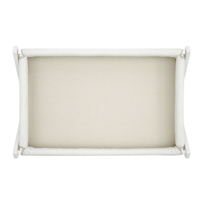 Lenzuolo per mini culla Pack 2 pezzi 50X82X10 cm Vichy10 Beige