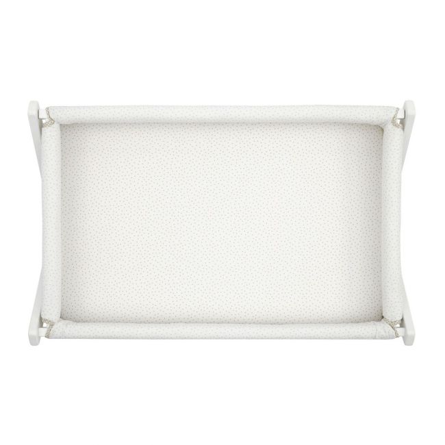 Lenzuolo per mini culla Pack 2 pezzi 50X82X10 cm Vichy10 Beige