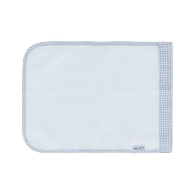 Gioco di 2 asciugamani Vichy10 Celeste 25X35X1 cm.