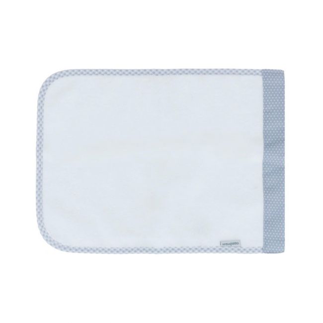 Gioco di 2 asciugamani Vichy10 Celeste 25X35X1 cm.