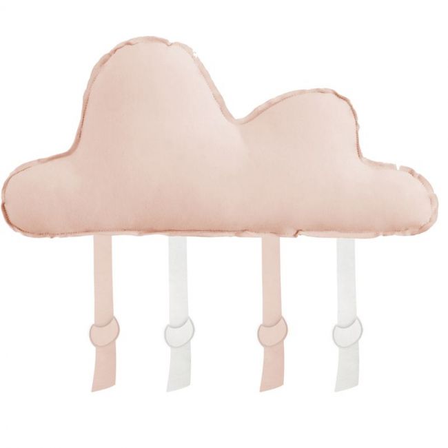 Wolkenkissen in Rosa mit Matratzenbezug.