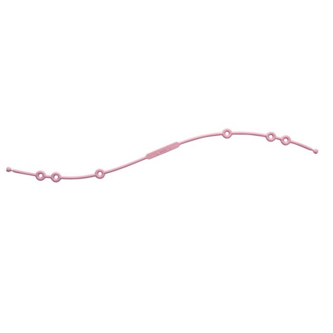 Aufbewahrungshaken aus Silikon in Rosa.