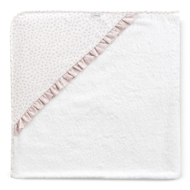 Asciugamano con cappuccio 100X100X1 cm Liberty Rosa