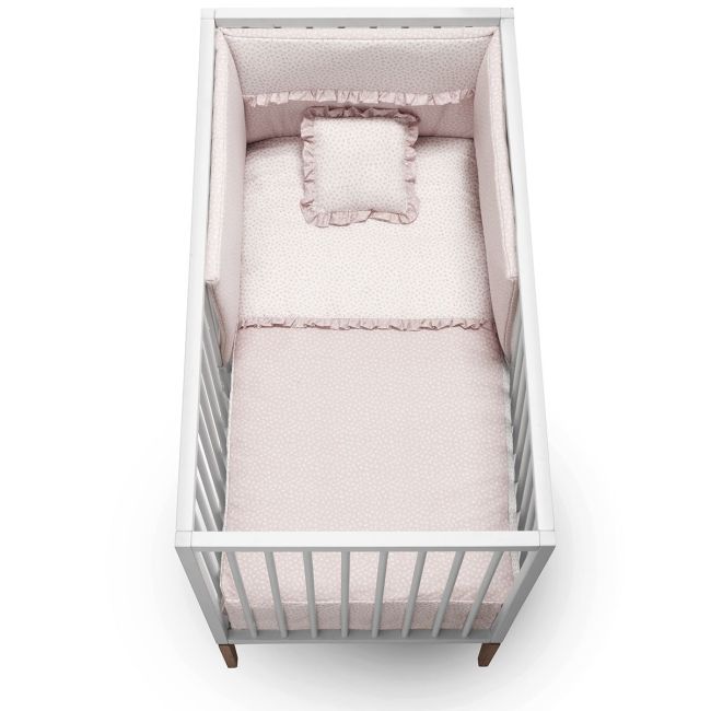 2-teiliges Bettdeckenset I-V. Krippe 60 Liberty Rosa 60X120X3 cm.