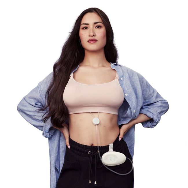 Milchpumpe Elvie Stride Doppel Freihändig