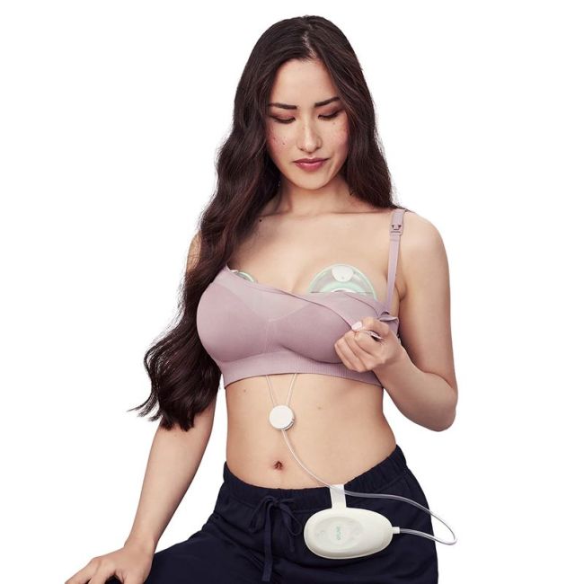 Milchpumpe Elvie Stride Doppel Freihändig