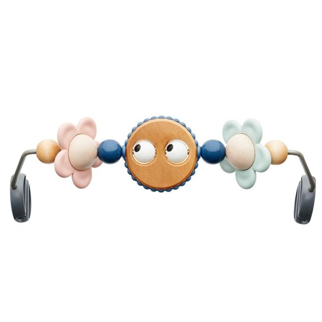 Holzspielzeug von BabyBjörn für die Wippe Wackeläuglein Pastell.