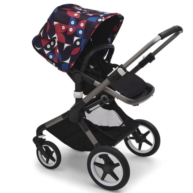 BUGABOO FOX 3 SONNENDACH ANIMAL EXPLORER ROT/BLAU