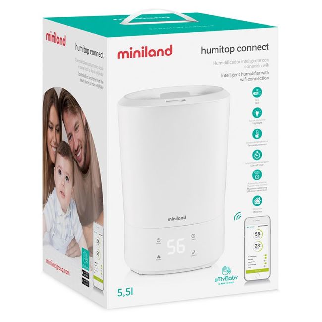 Humidificateur d’essence MINILAND Humitop Connect White