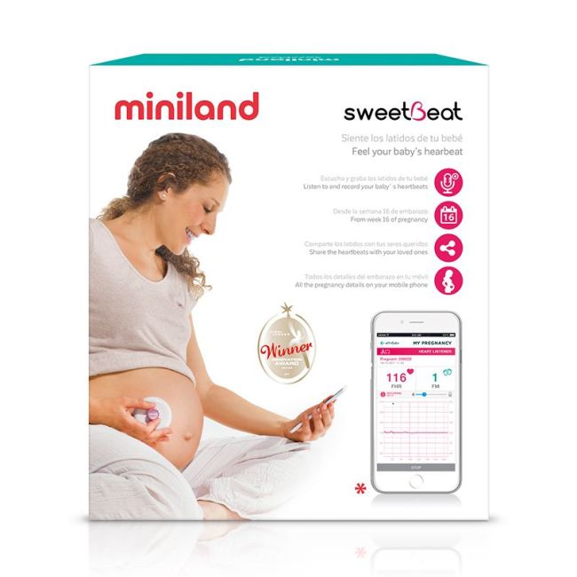 Höre die Herzschläge von Miniland Sweetbeat.