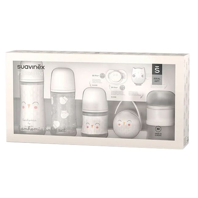 WILLKOMMEN BABY-SET BONHOMIA GRAU