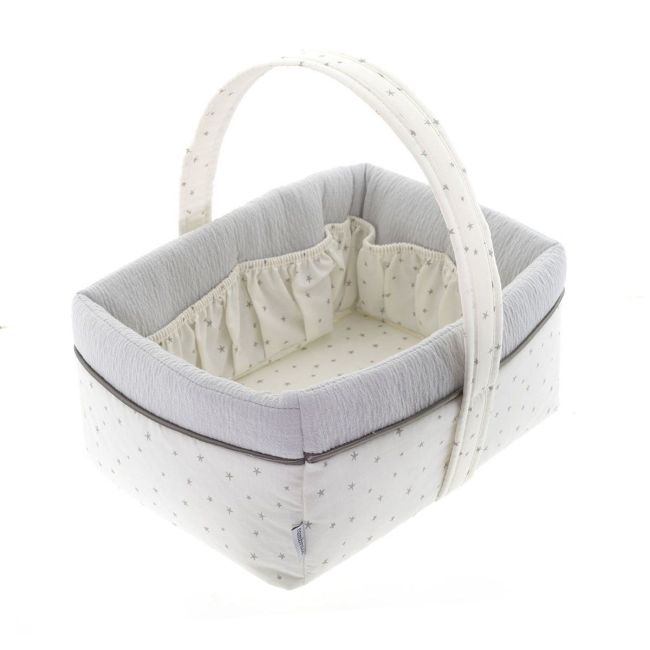 Cesto per neonati 22.5X29X29 Cm Magia Grigio CAMBRASS - 1