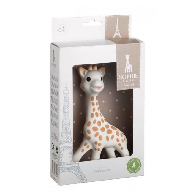 Sophie La Girafe avec coffret cadeau - 100% Hévéa