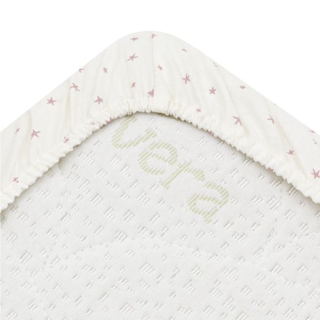 Lenzuolo per culla 60 Pack 2 pezzi 60X120X17 cm Magia Rosa