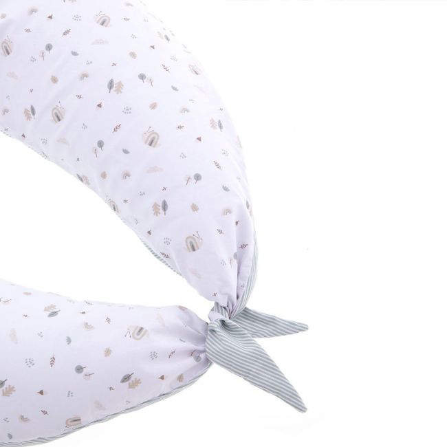Cuscino da allattamento Luna 80X185X16 cm Greeny Verde