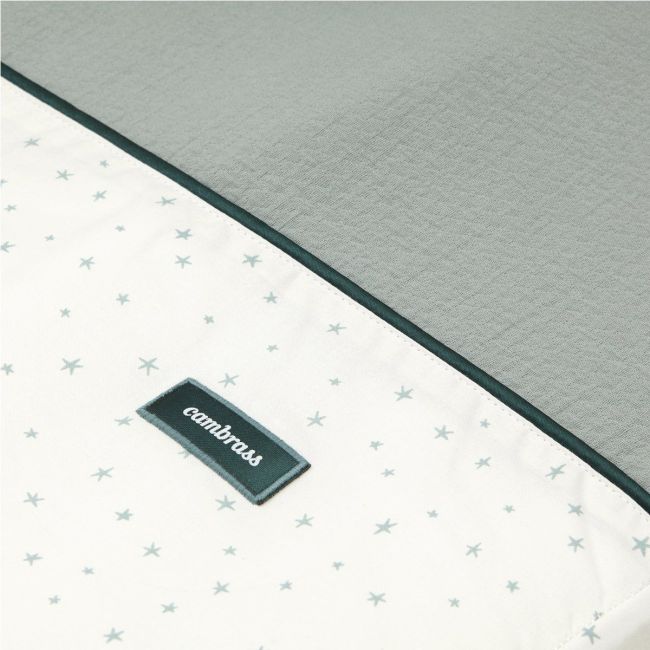 Set di 2 pezzi trapunta I-V. Lettino 60 Magia Verde 60X120X3 Cm