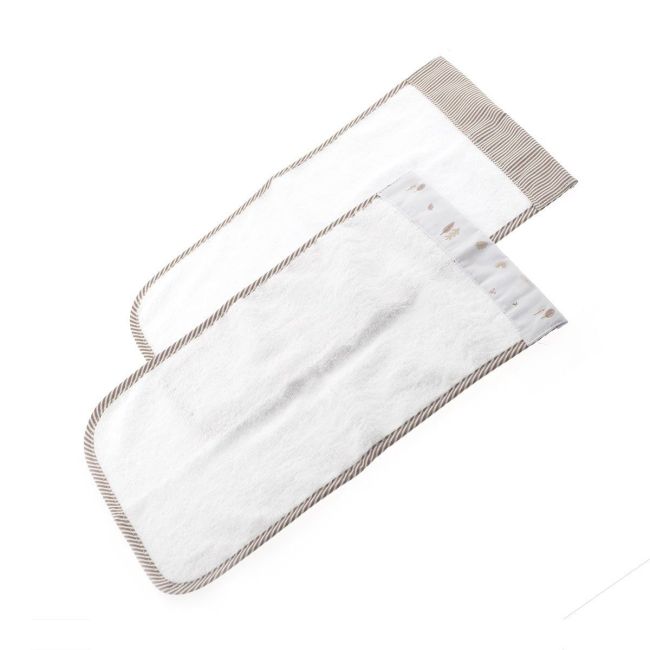 Lot de 2 serviettes Greeny Beige 25X35X1 cm
