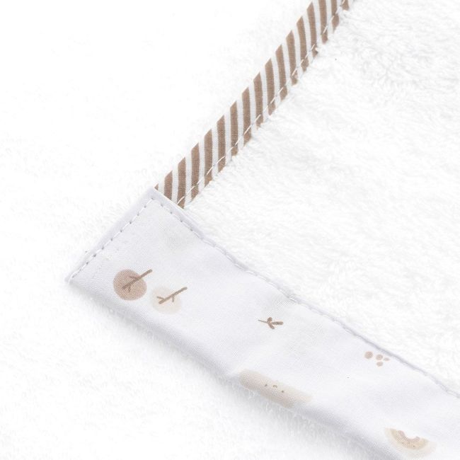 Lot de 2 serviettes Greeny Beige 25X35X1 cm