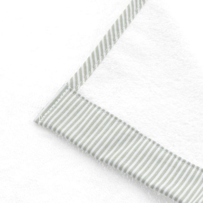 Lot de 2 serviettes Greeny vertes 25X35X1 cm