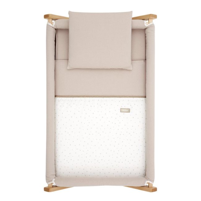 Minicot Ciseaux Bois Magique Beige/Naturel 55X87X74 cm