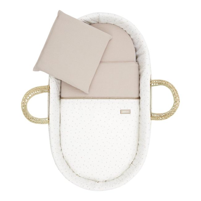 Moisés in piuma di palma imbottito Una magia beige 39X80X25 cm CAMBRASS - 6
