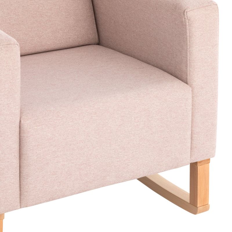 Stillen Stuhl Einfarbig Rosa 70x70x104 cm CAMBRASS BebeCenter