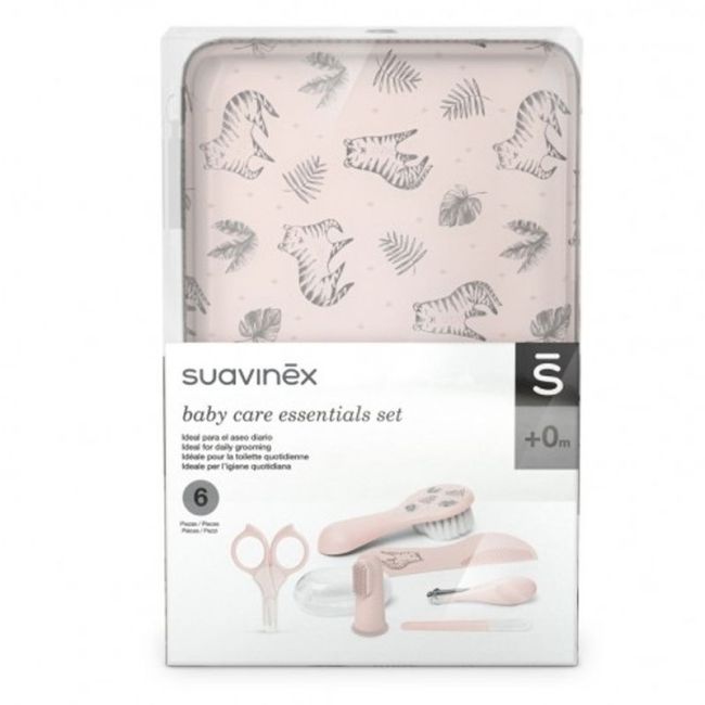 Maniküre-Set für Babys, 6-teilig, Häschen (+0 M.) Rosa.